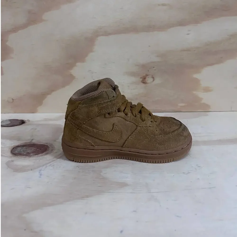 Nike -Air Force 1 Mid LV8 -Sneakers -Brown -Kids Toddler Unisex - 8C -859338-701
